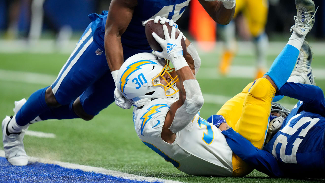 Los Angeles Chargers running back Austin Ekeler's second goal line TD