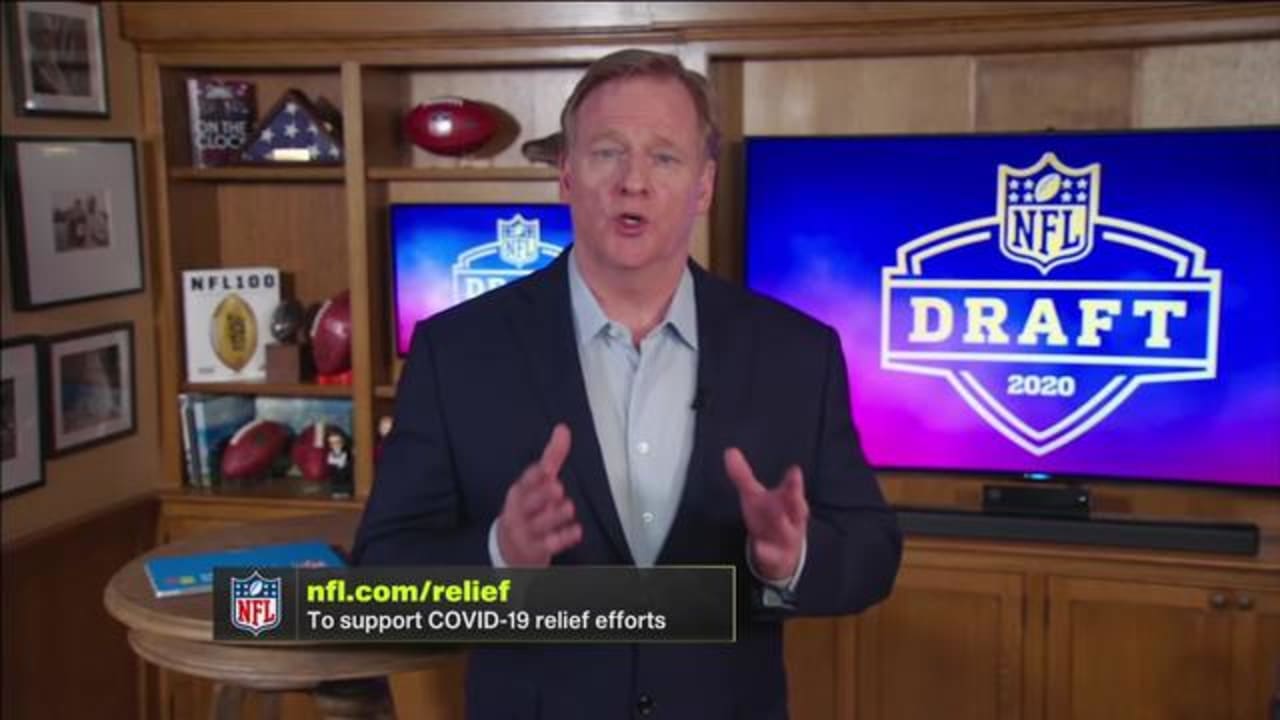 Coronavirus be damned, Roger Goodell says the NFL draft must go on