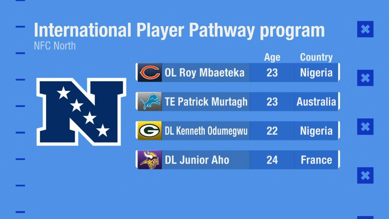 NFL announces eight players added to rosters through International