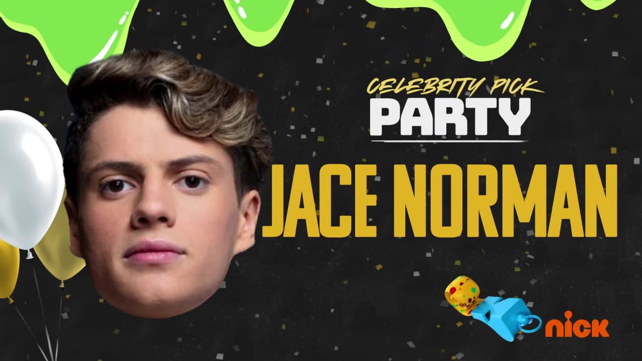 Celebrity pick party vs. Jace Norman | 'NFL Slimetime', image size:1280x720