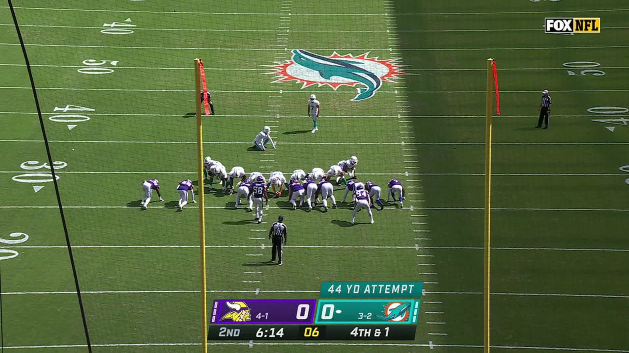 Miami Dolphins Kicker Jason Sanders Sinks 44-yard FG For First Points ...