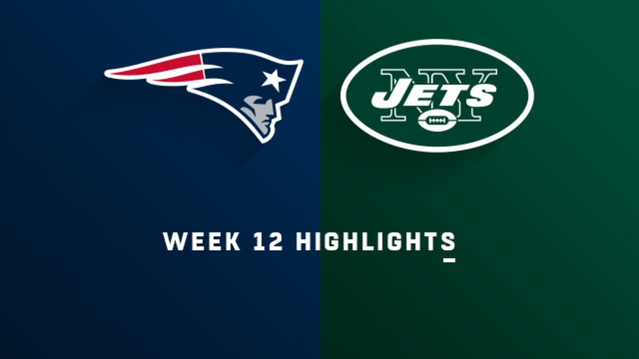 Patriots vs. Jets highlights Week 12