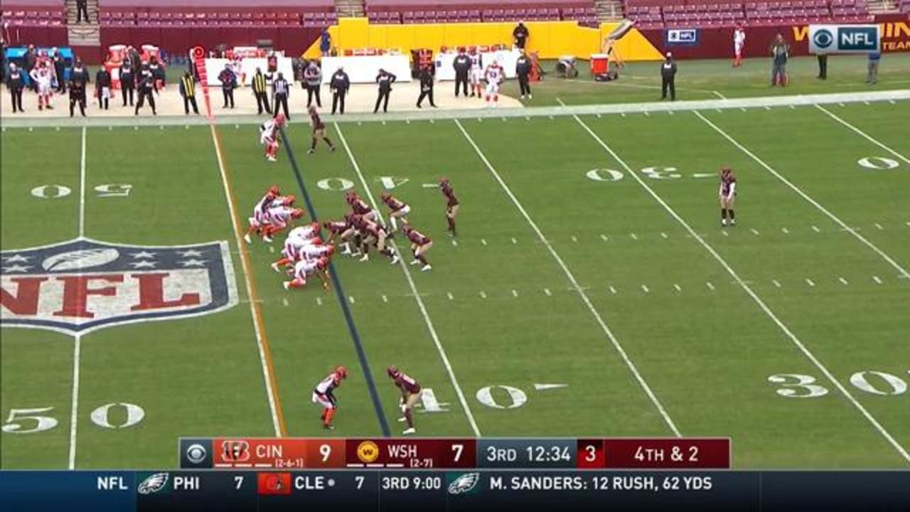 This is the Way Washington Football Team punter Tress Way's 55yard