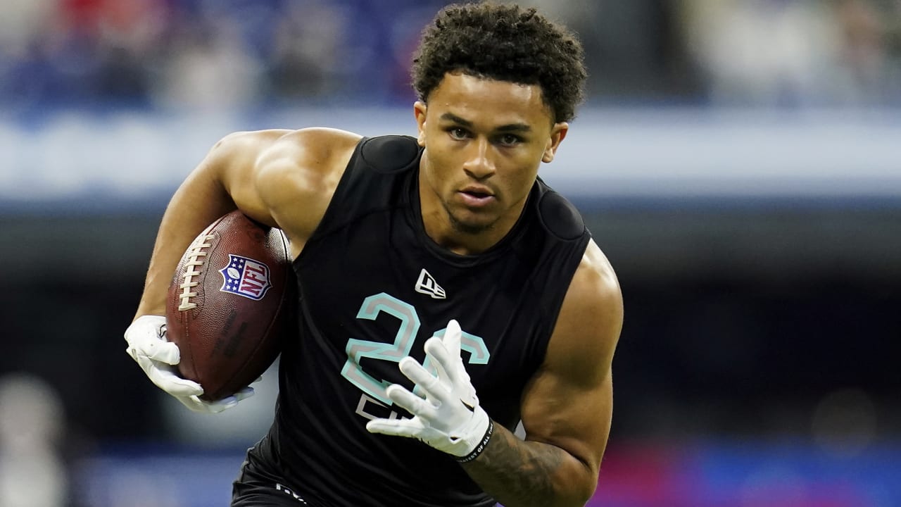 Safety Trent McDuffie's 2022 NFL Scouting Combine workout