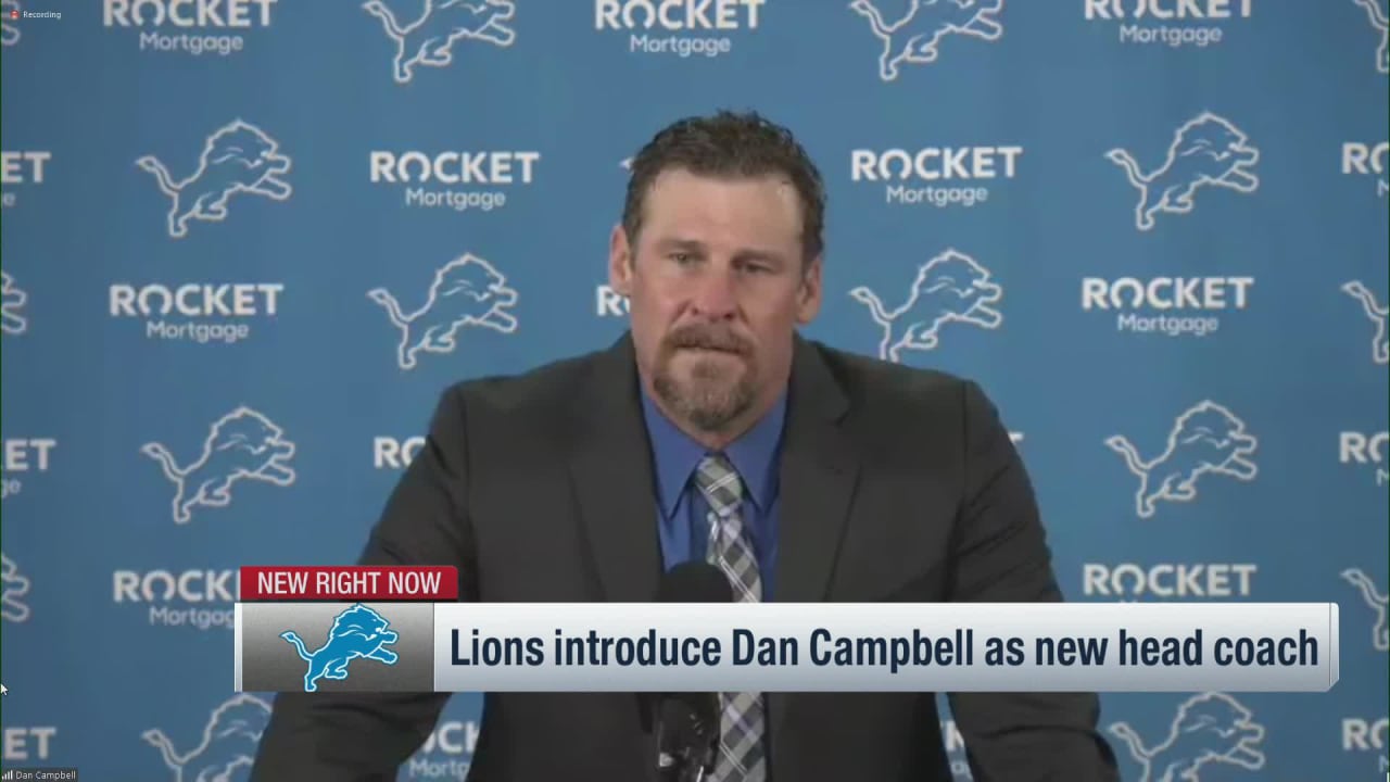 Lions' Dan Campbell doesn't care who thinks he's a meathead 