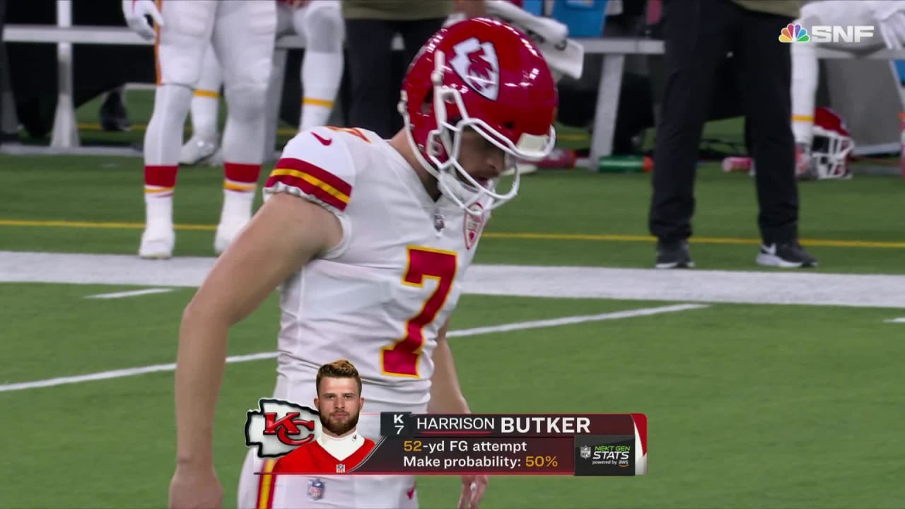 Harrison Butker's stats should go down, and that's a good thing