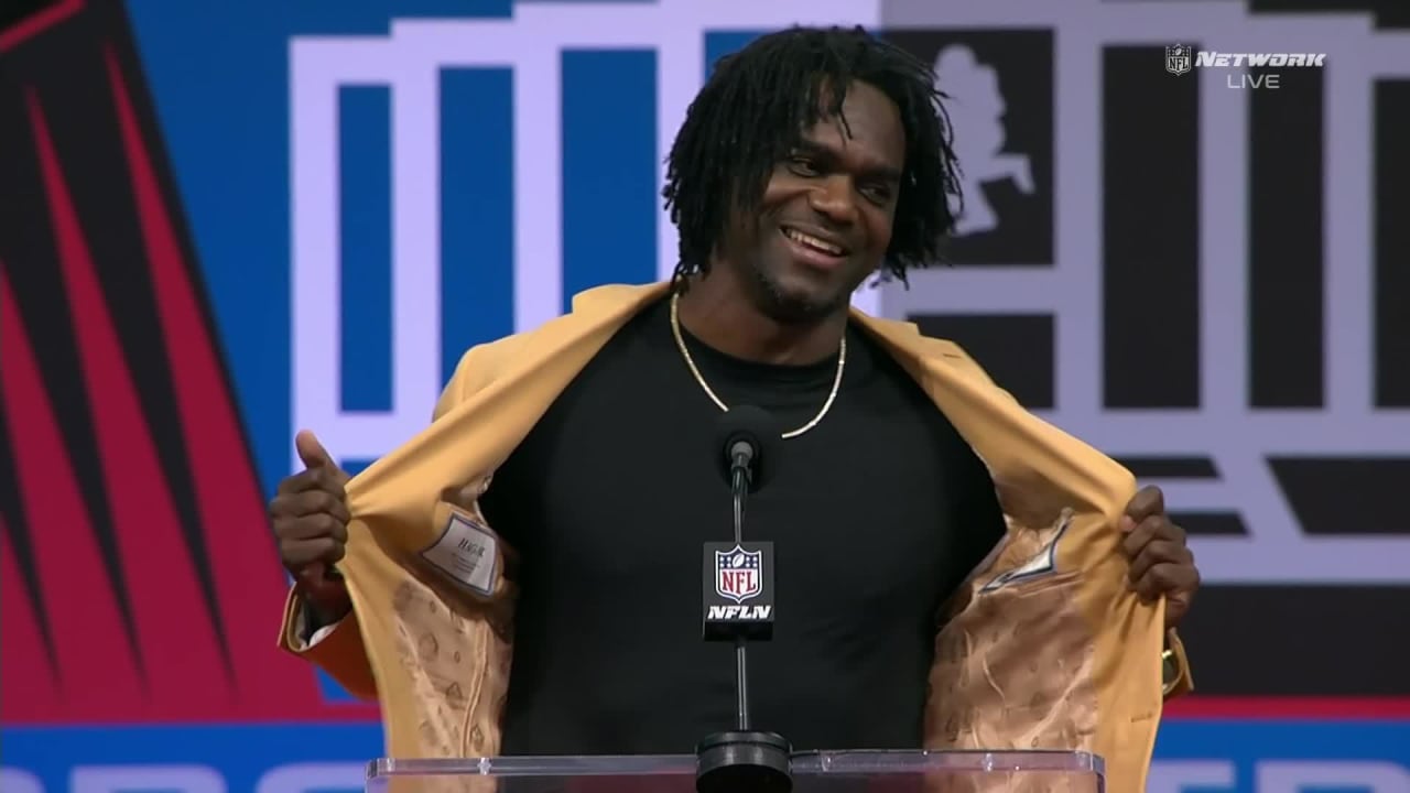 Colts great RB Edgerrin James' Hall of Fame enshrinement ceremony