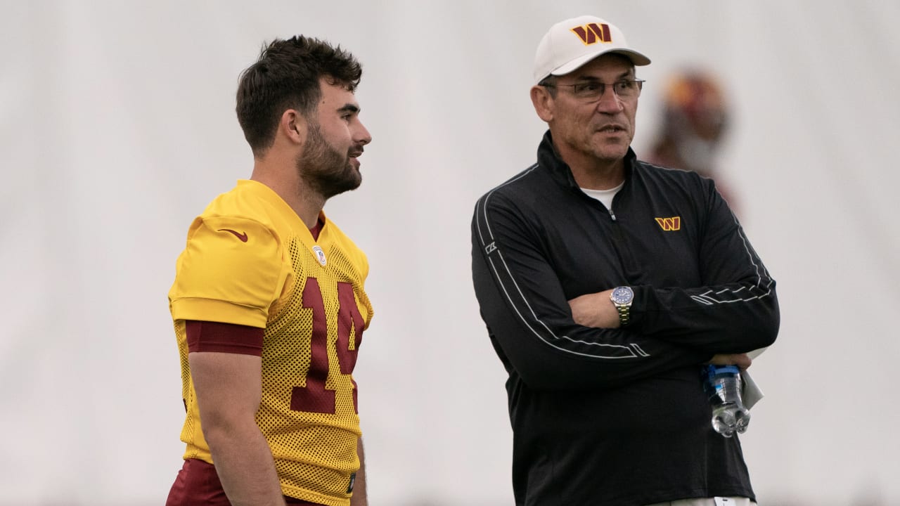 Washington Commanders QB Sam Howell's New Trademark? 'Resilience' Says Ron  Rivera - Sports Illustrated Washington Football News, Analysis and More