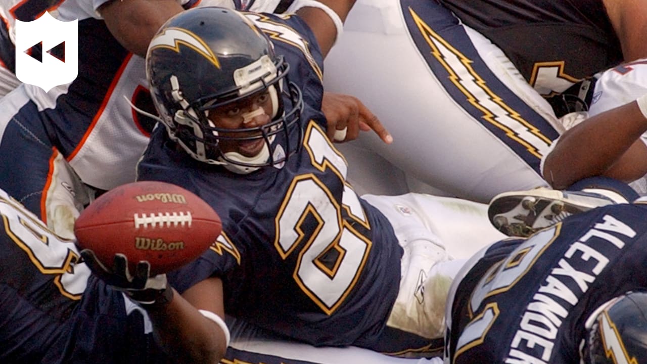 Chargers running back LaDainian Tomlinson's 48touch game NFL Throwback