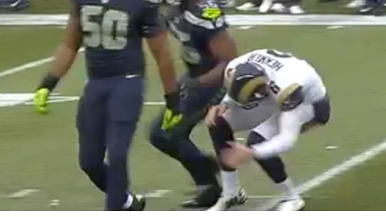 Rams' Johnny Hekker apologizes again for hit on Seahawks' Cliff Avril -  Seattle Sports