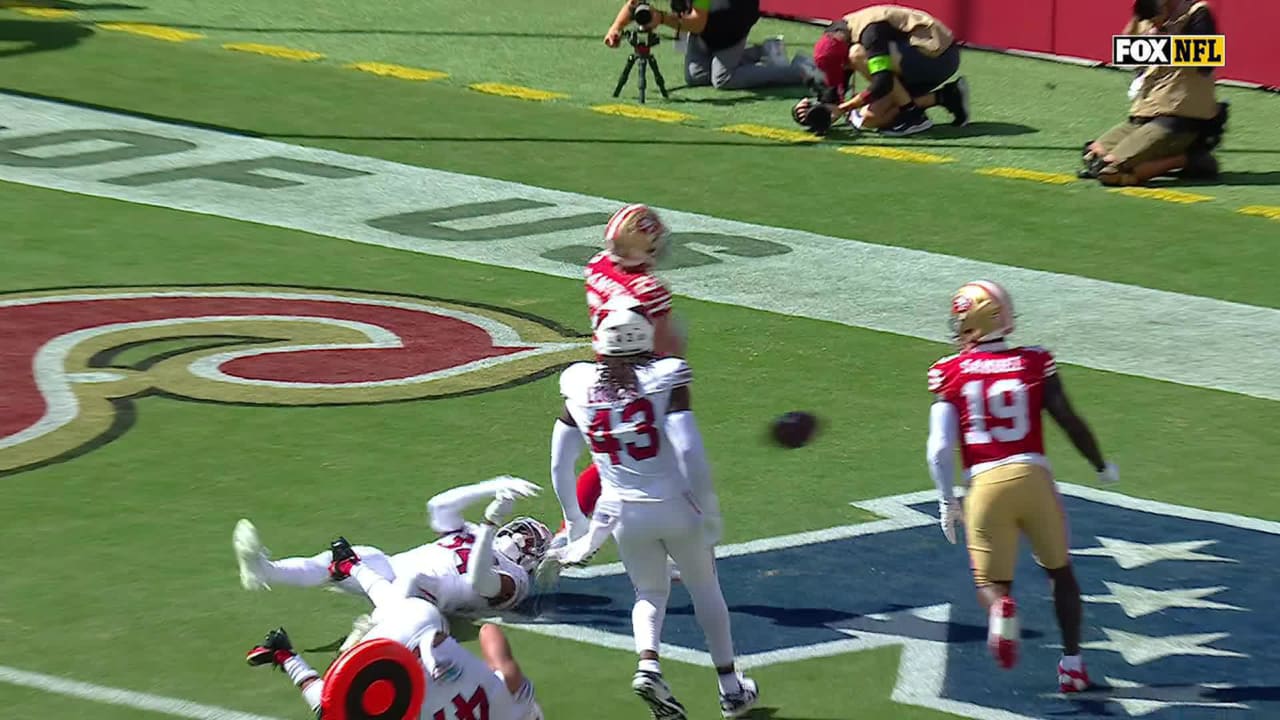 Christian McCaffrey Hurdles Cardinals Defender On the Way to his Second TD