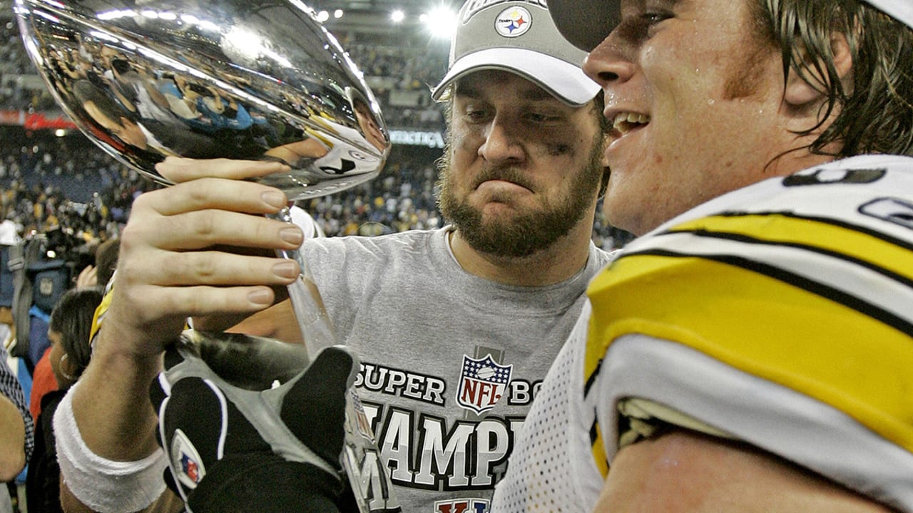 BEN ROETHLISBERGER & STEELERS SUPER BOWL XL 40 8X10 PHOTO