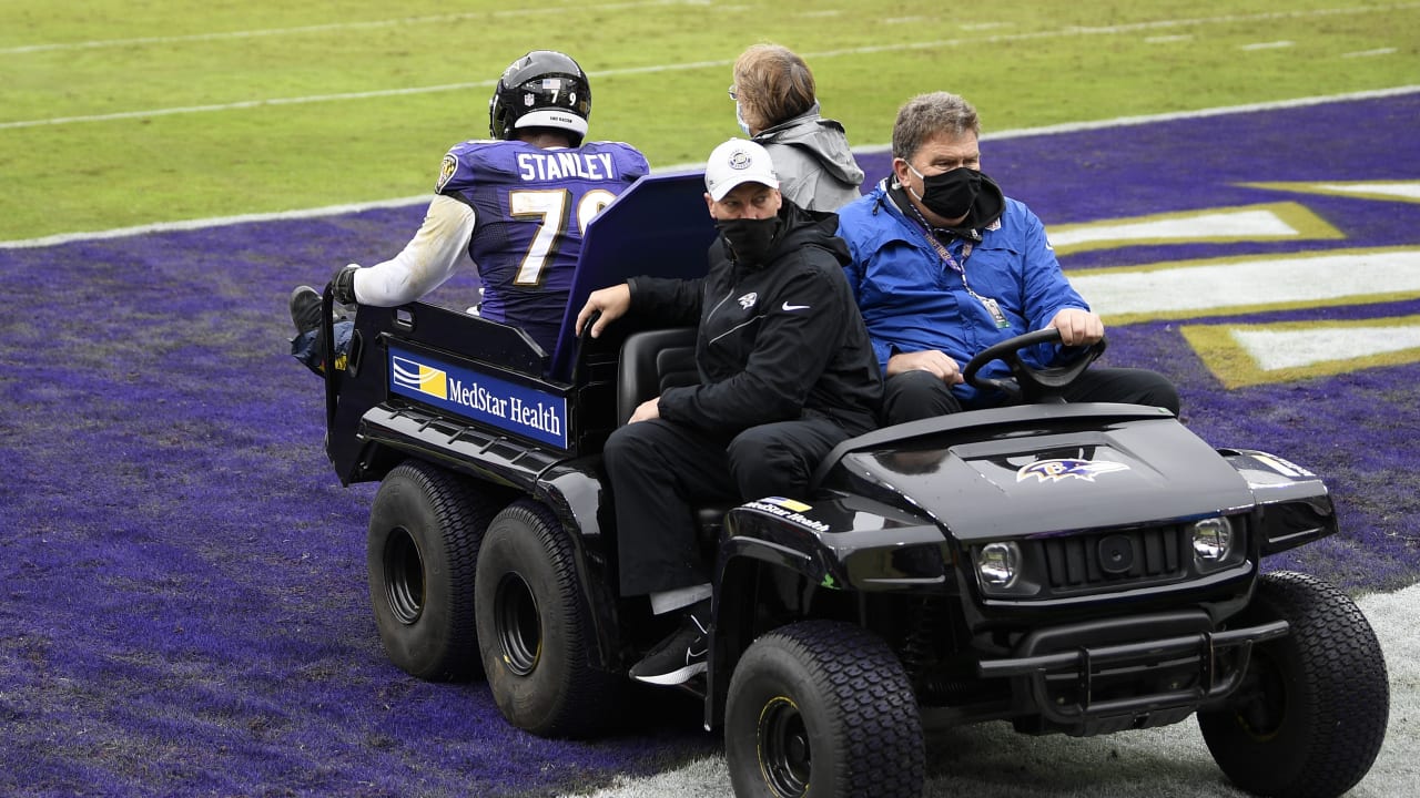 Baltimore Ravens offensive tackle Ronnie Stanley out for the season