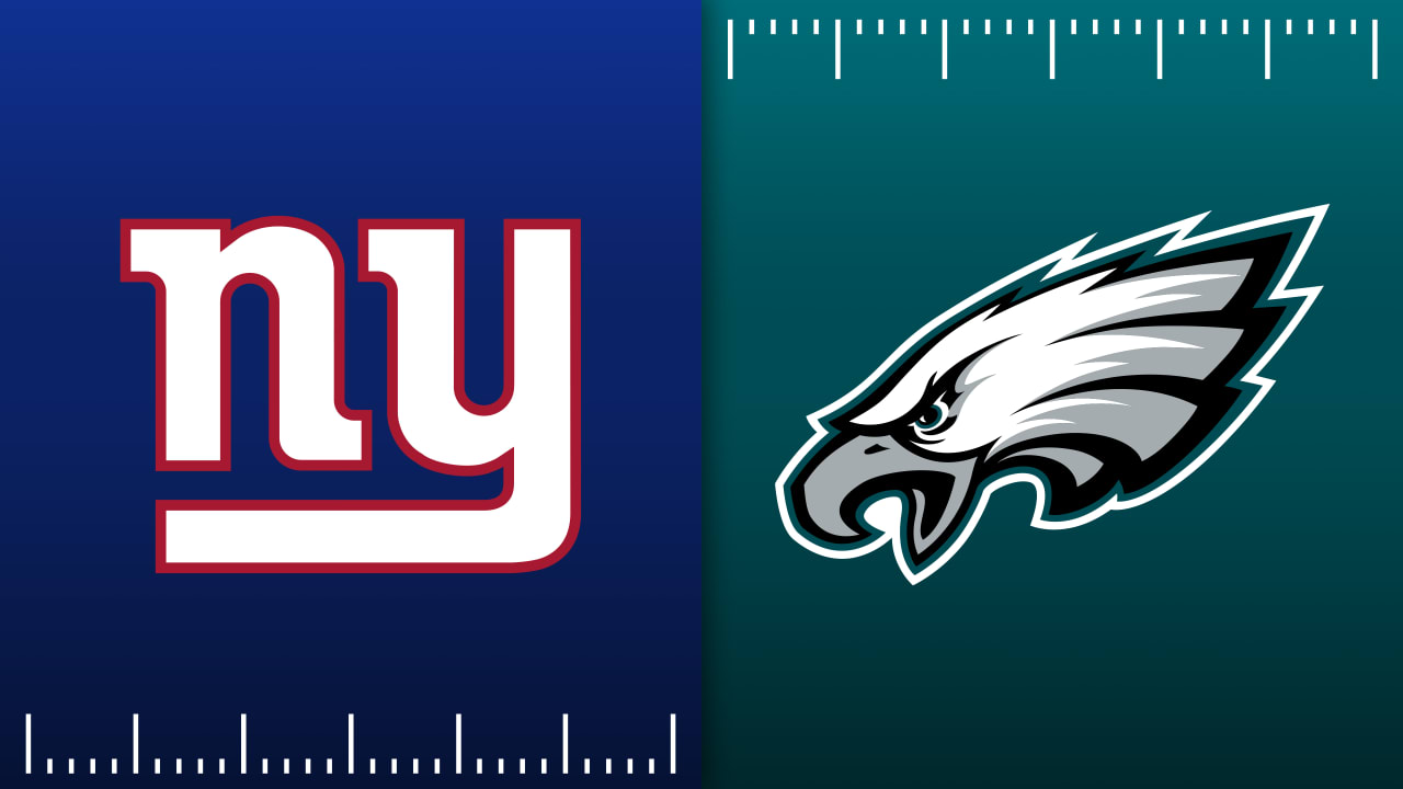 Giants-Eagles regular-season finale set for Sunday at 4:25 p.m.