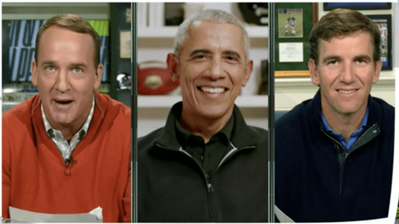 Barack Obama Joins Eli & Peyton on MNF, Manning's 'Dream Guest'