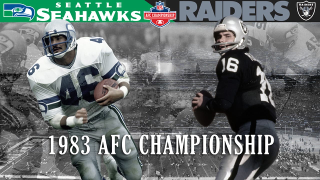 Silver and Black Domination!  Seahawks vs. Raiders, 1983 AFC Championship  Game