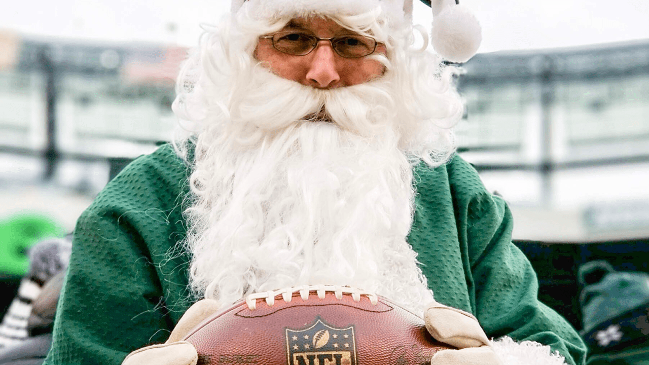 Carolina Panthers NFL Football Gift Fr Fans Ho Ho Ho Santa Claus