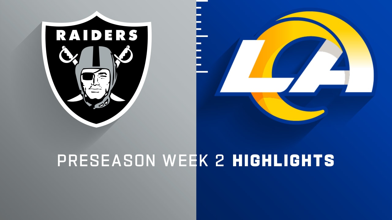 Raiders vs. Rams Highlights