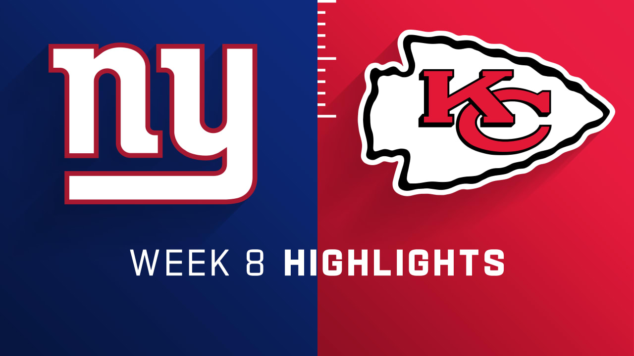 New York Giants vs. Kansas City Chiefs highlights Week 8