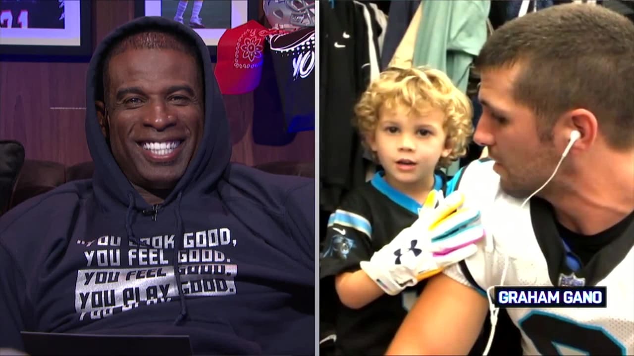 Graham Gano's son crashes his dad's call with Deion Sanders