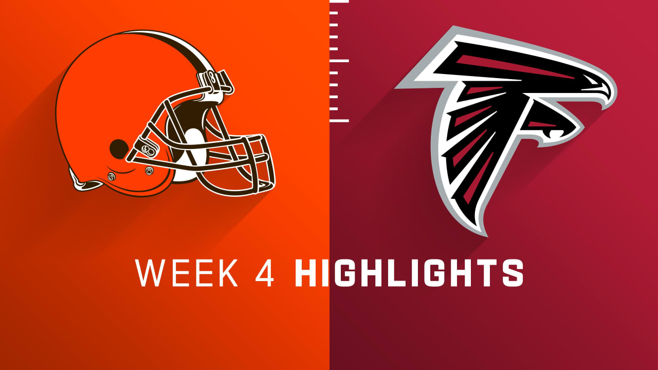 Cleveland Browns vs. Atlanta Falcons highlights Week 4