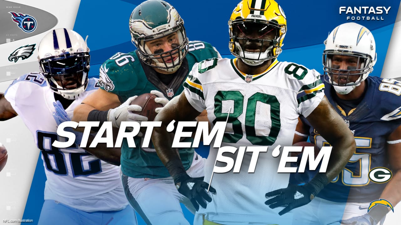 Start 'Em, Sit 'Em Week 1 Tight ends