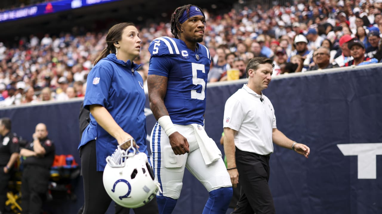 Colts QB Anthony Richardson suffers concussion in first half vs. Texans