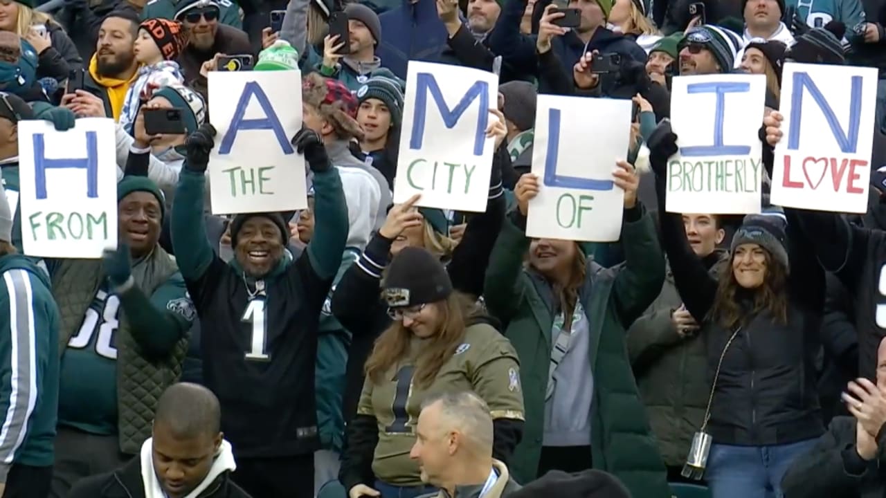 Fans and teams show support for Buffalo Bills safety Damar Hamlin