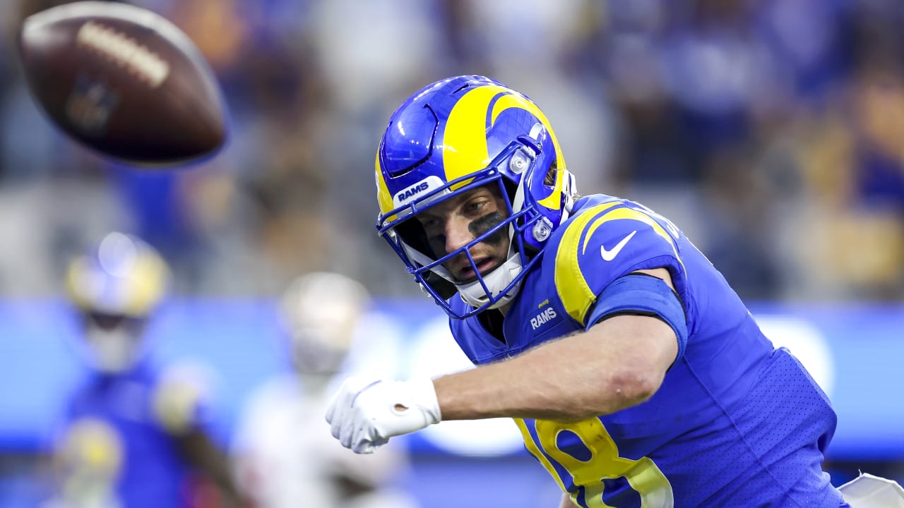 Los Angeles Rams wide receiver Ben Skowronek drops quarterback Matthew
