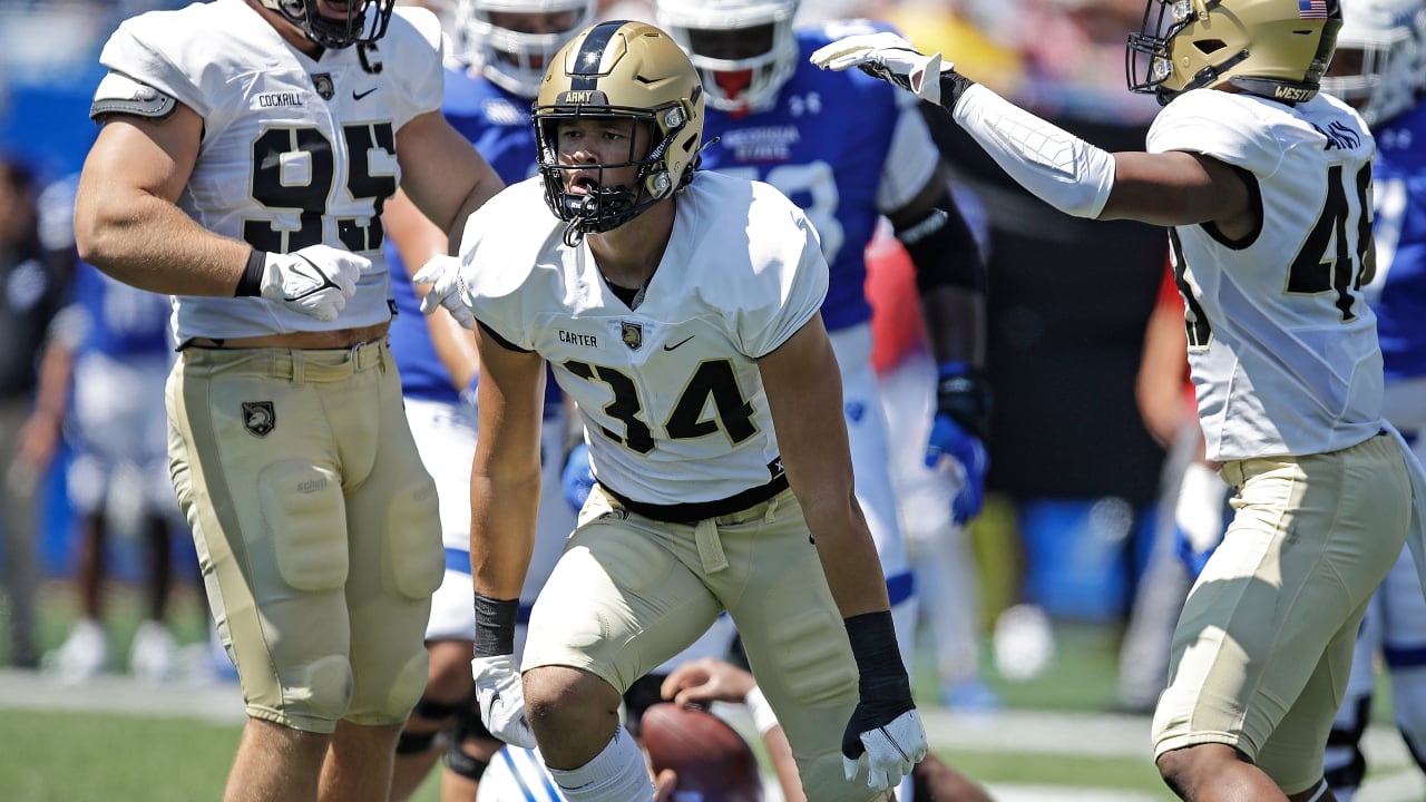 Vikings sign undrafted freeagent Army OLB Andre Carter II