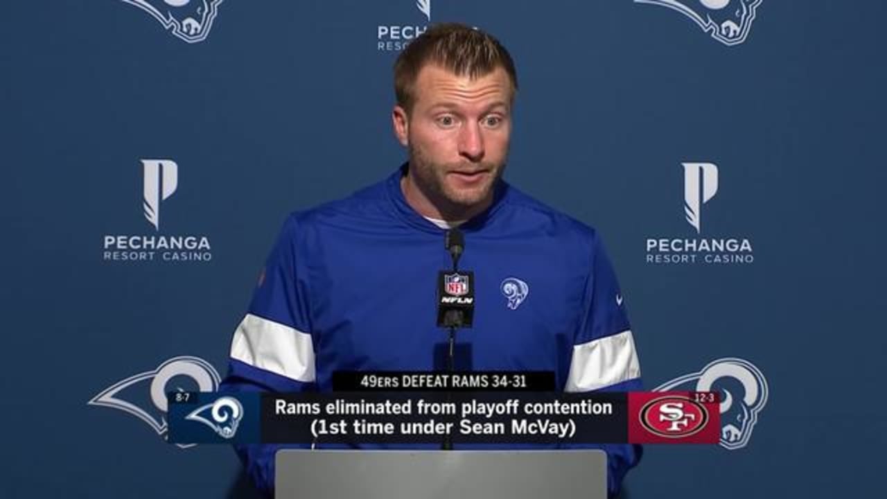 Sean McVay after loss to 49ers: 'These scars are gonna make us better