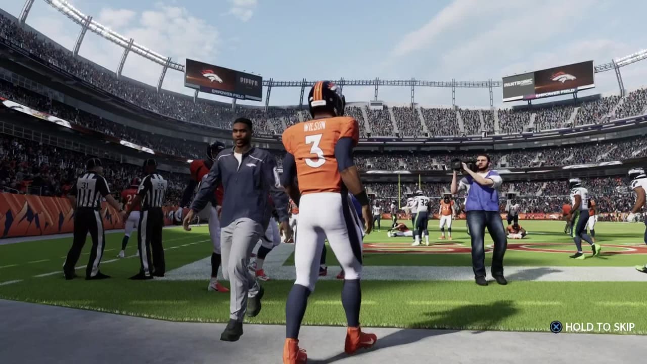 First look: QB Russell Wilson in Denver Broncos uniform in 'Madden NFL 22'