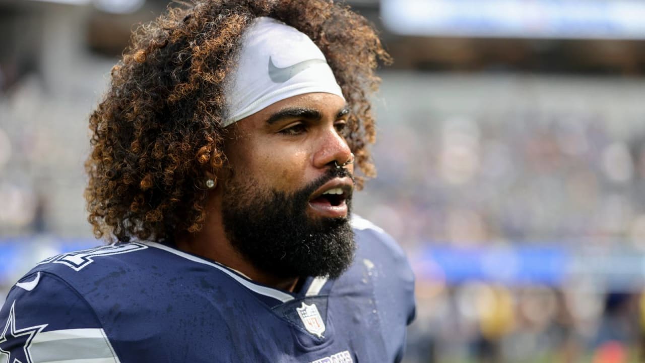 Cowboys RB Ezekiel Elliott (knee) inactive vs. Packers