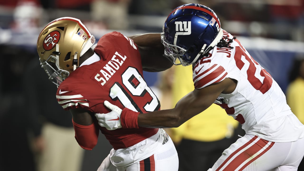 49ers' Deebo Samuel sets up TD with long catch-and-run play vs. Bears