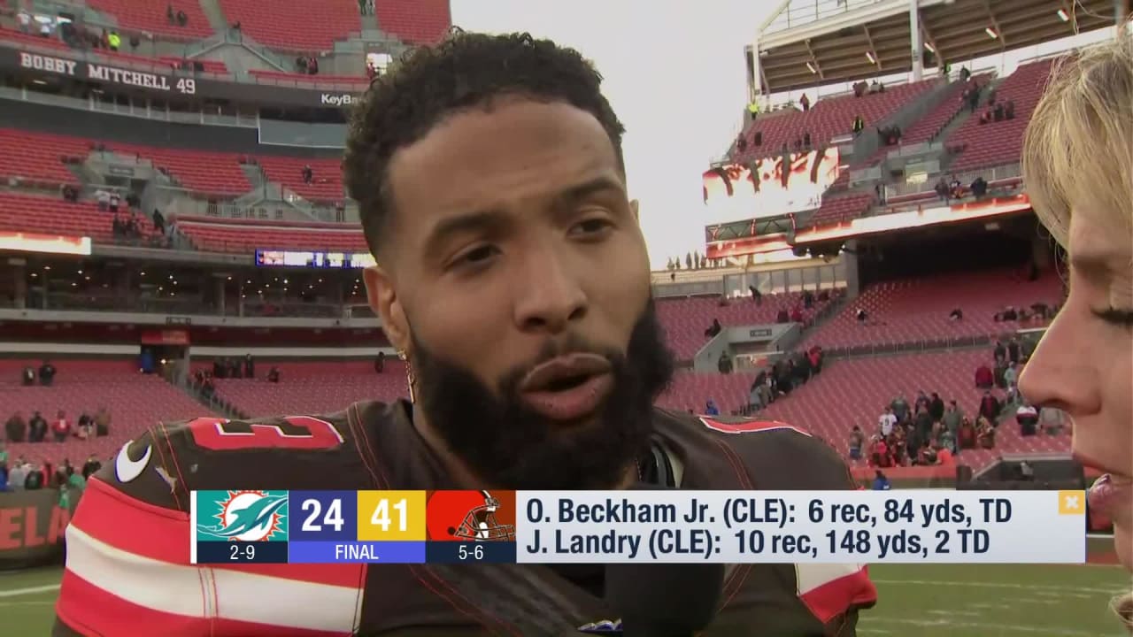 Odell Beckham Jr. BrownsSteelers in Week 13 will be 'very intense game'