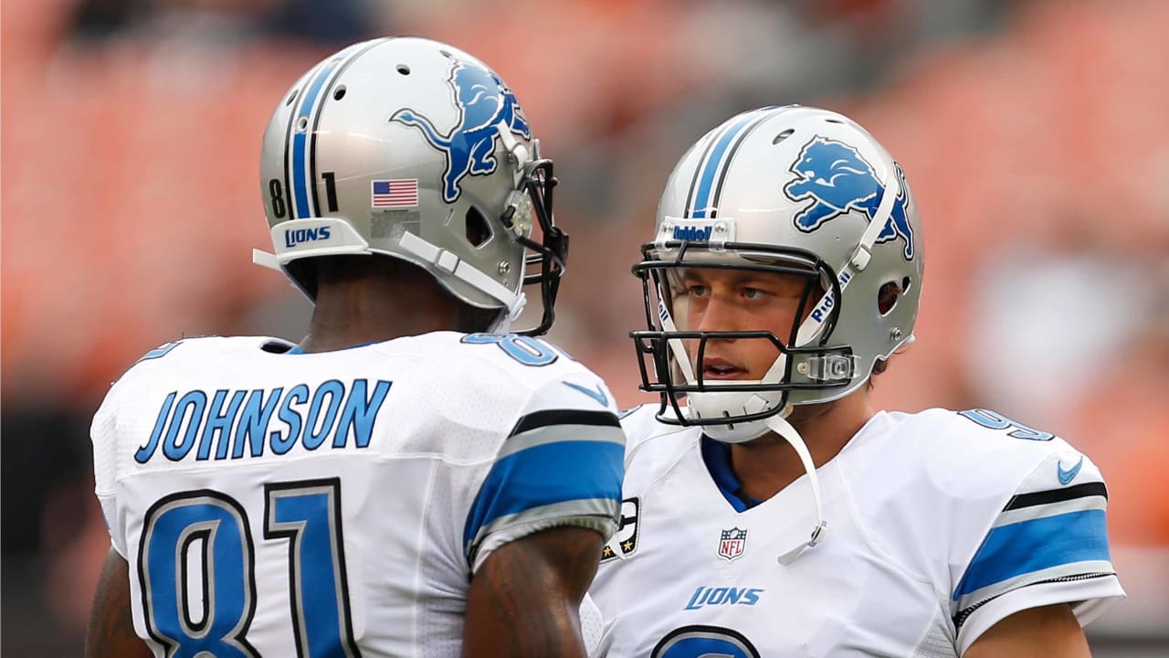 Calvin Johnson 'extremely happy' to see Matthew Stafford in the Super Bowl