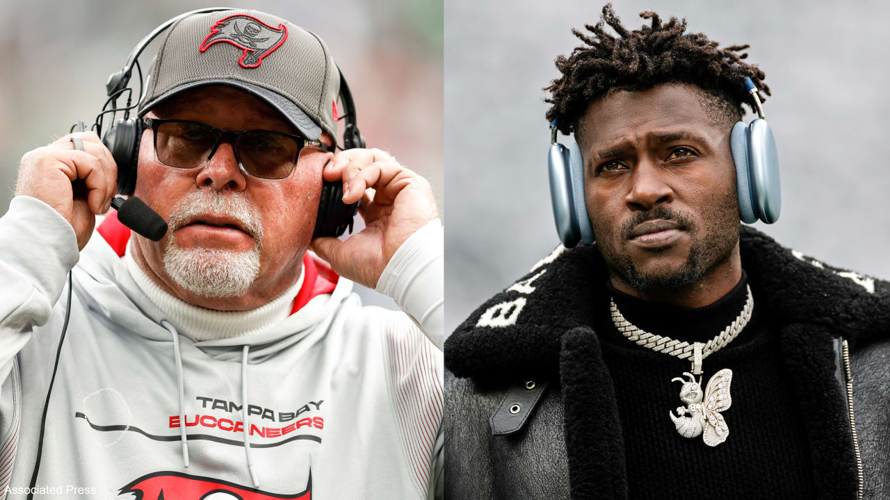 Antonio Brown leaves field during Buccaneers' win over Jets, Bruce Arians  says he's 'no longer a Buc' 