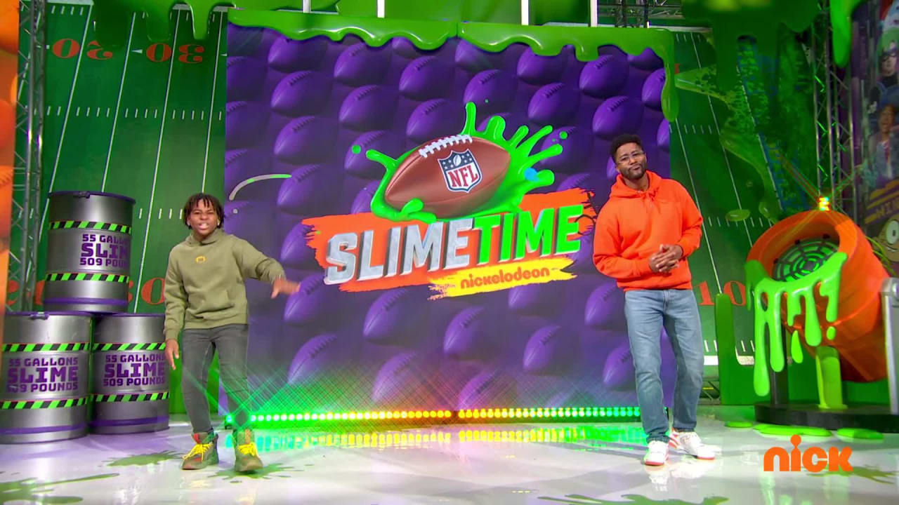 BEST SLIME Moments from NFL Slimetime w/ Young Dylan & Nate Burleson!