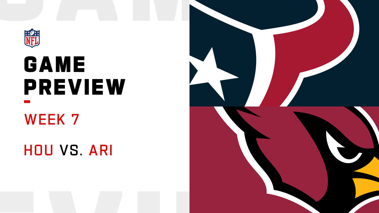 Houston Texans vs. Arizona Cardinals TV information NFL Week 7 game