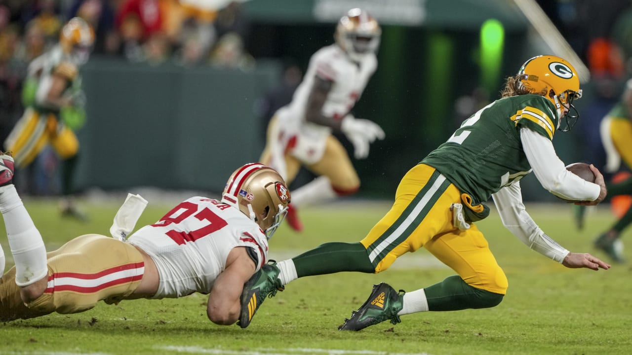 49ers Nick Bosa ready for his shot at Packers Aaron Rodgers