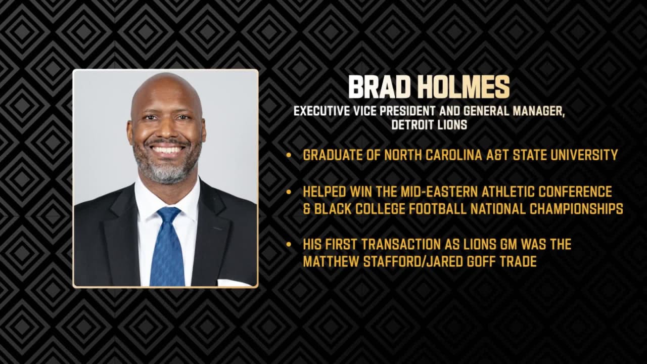 Brad Holmes HBCU Game Changers