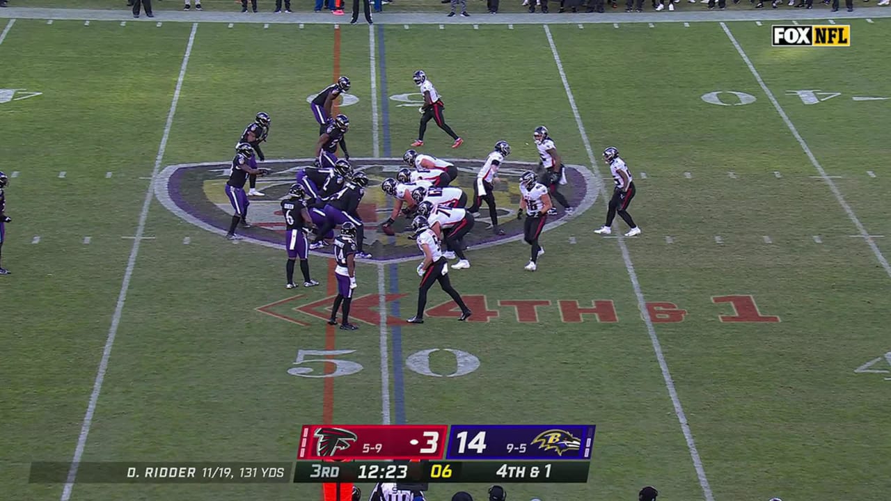 Watch: Falcons RB Tyler Allgeier takes screen pass 25 yards for TD