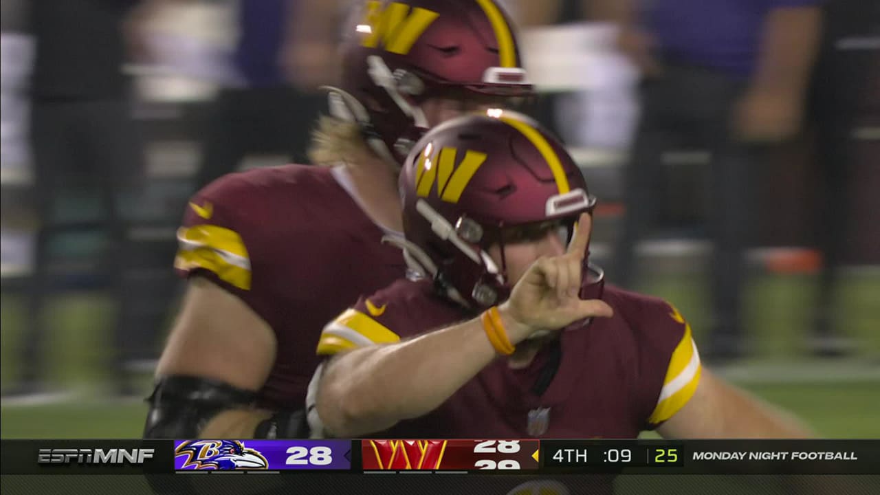 Can't-Miss Play: Washington Commanders kicker Joey Slye ends