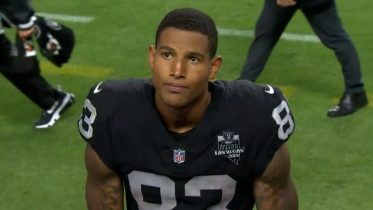 Las Vegas Raiders tight end Darren Waller reacts to big performance in ...