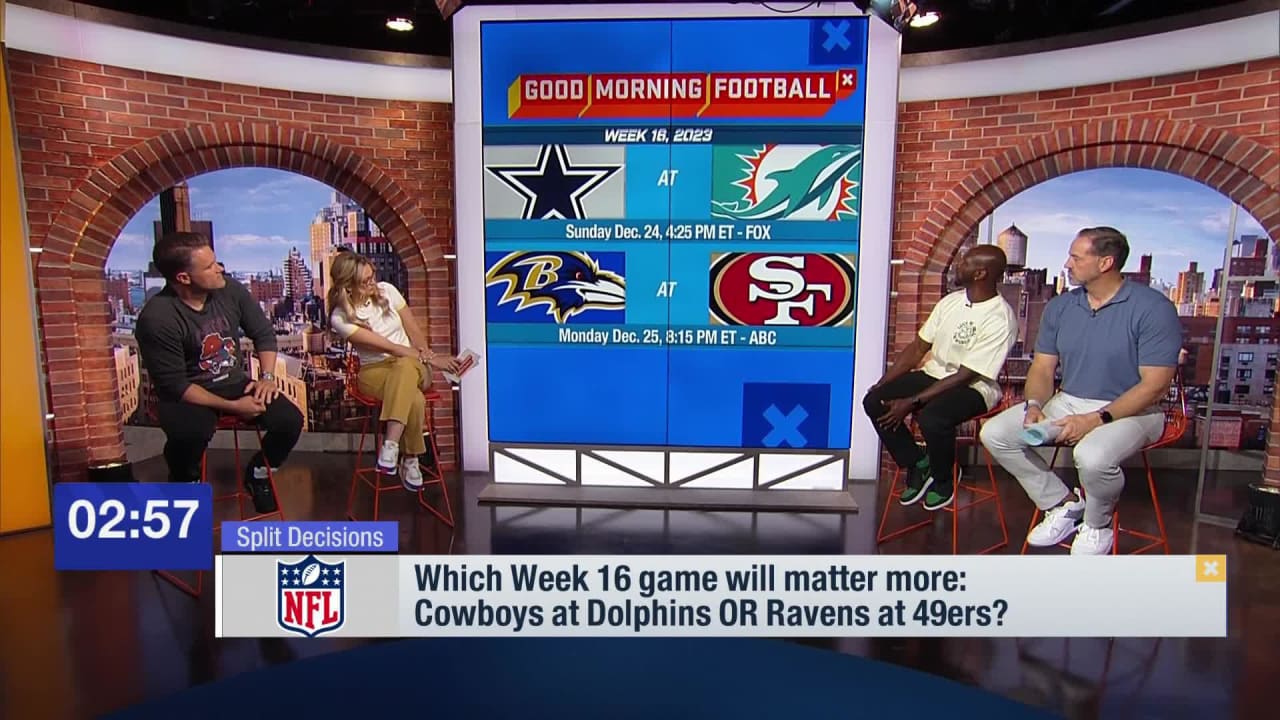 Which Week 16 game will matter more: Cowboys at Dolphins or Ravens at 49ers? | 'GMFB' - Vimarsana News