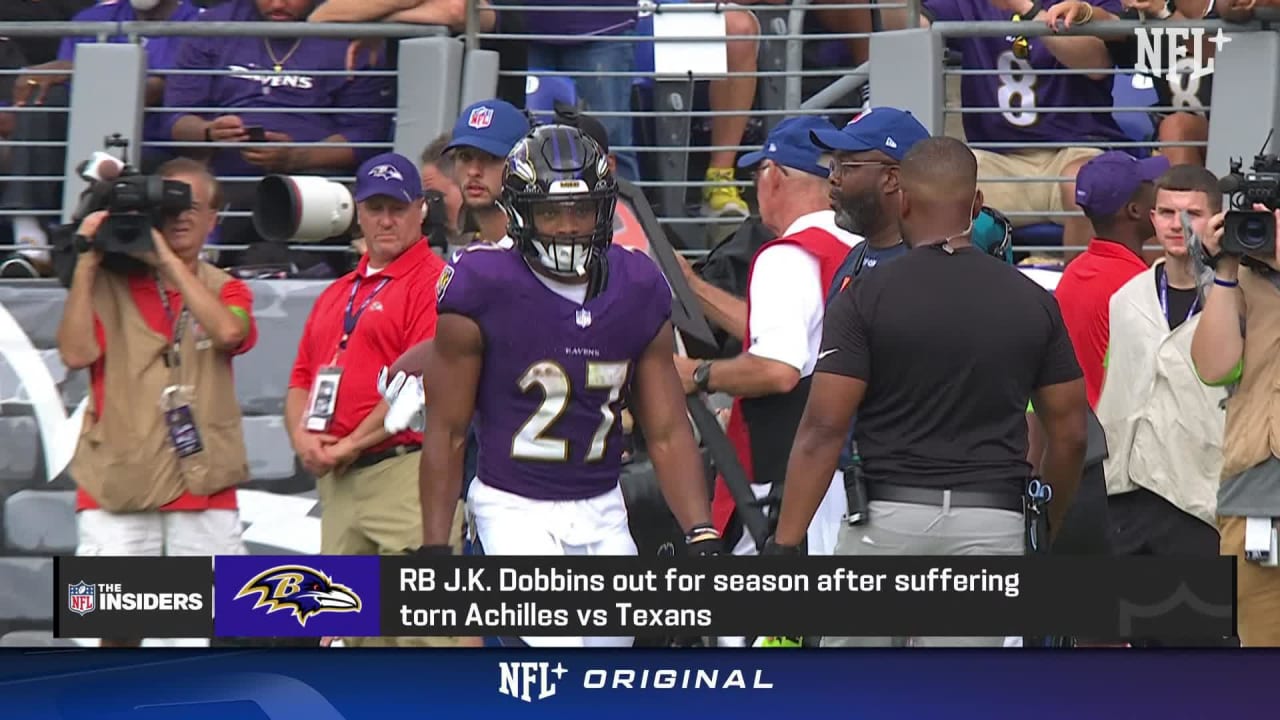 Baltimore Ravens' J.K. Dobbins taunts injured Cleveland Browns safety