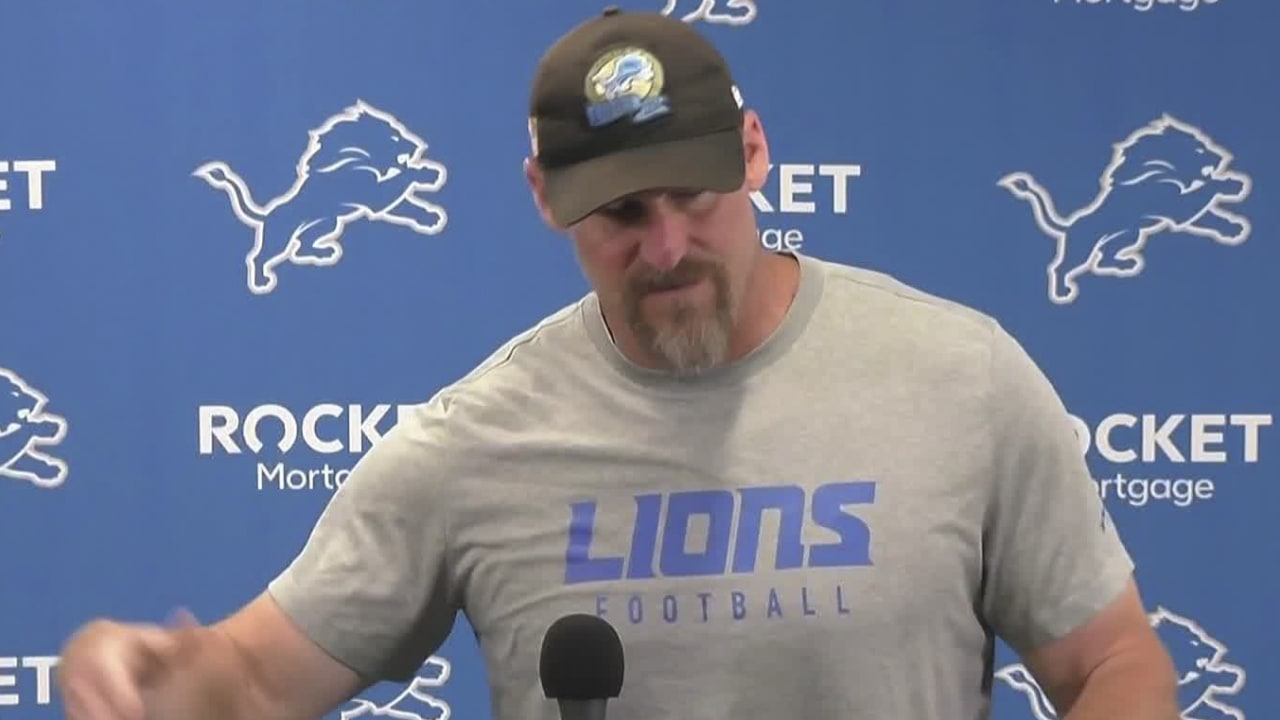 Lions HC Dan Campbell talks Jared Goff's future