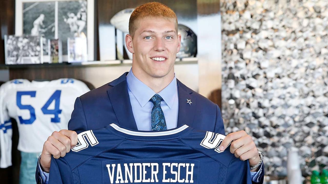 DALLAS COWBOYS LEIGHTON VANDER ESCH TEAM ISSUED AWAY JERSEY