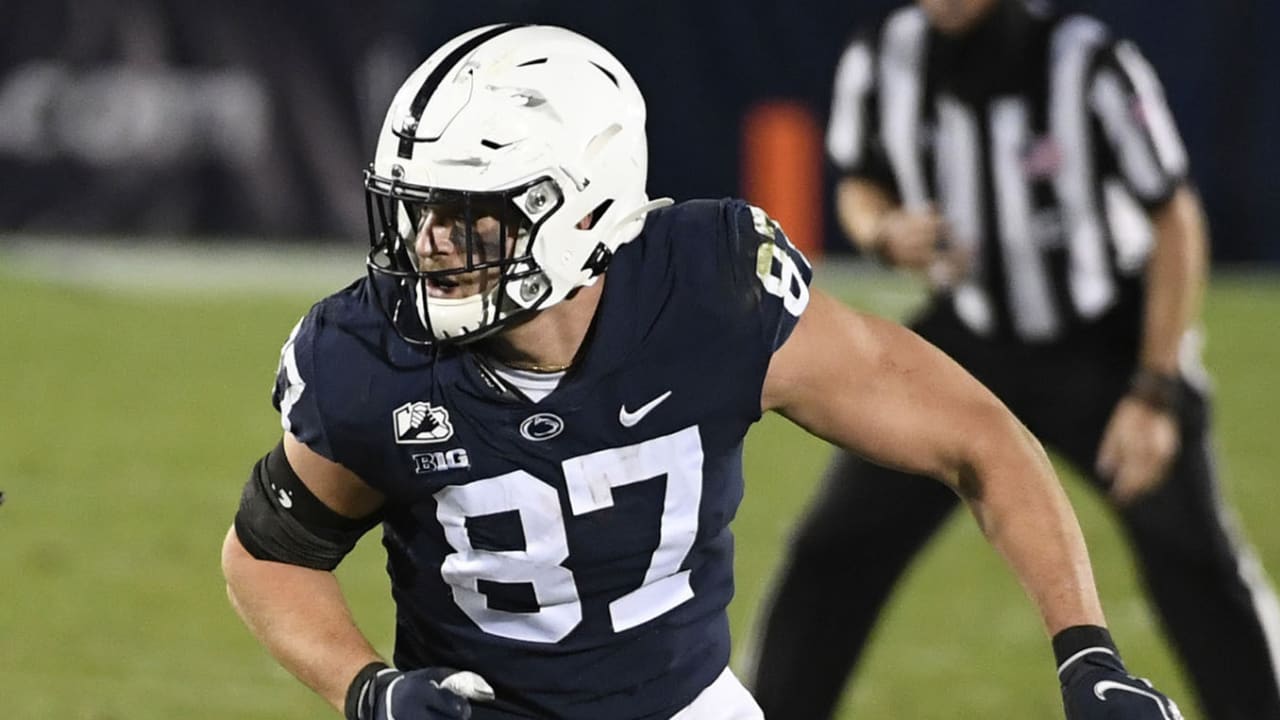 Pittsburgh Steelers select Penn State tight end Pat Freiermuth with No
