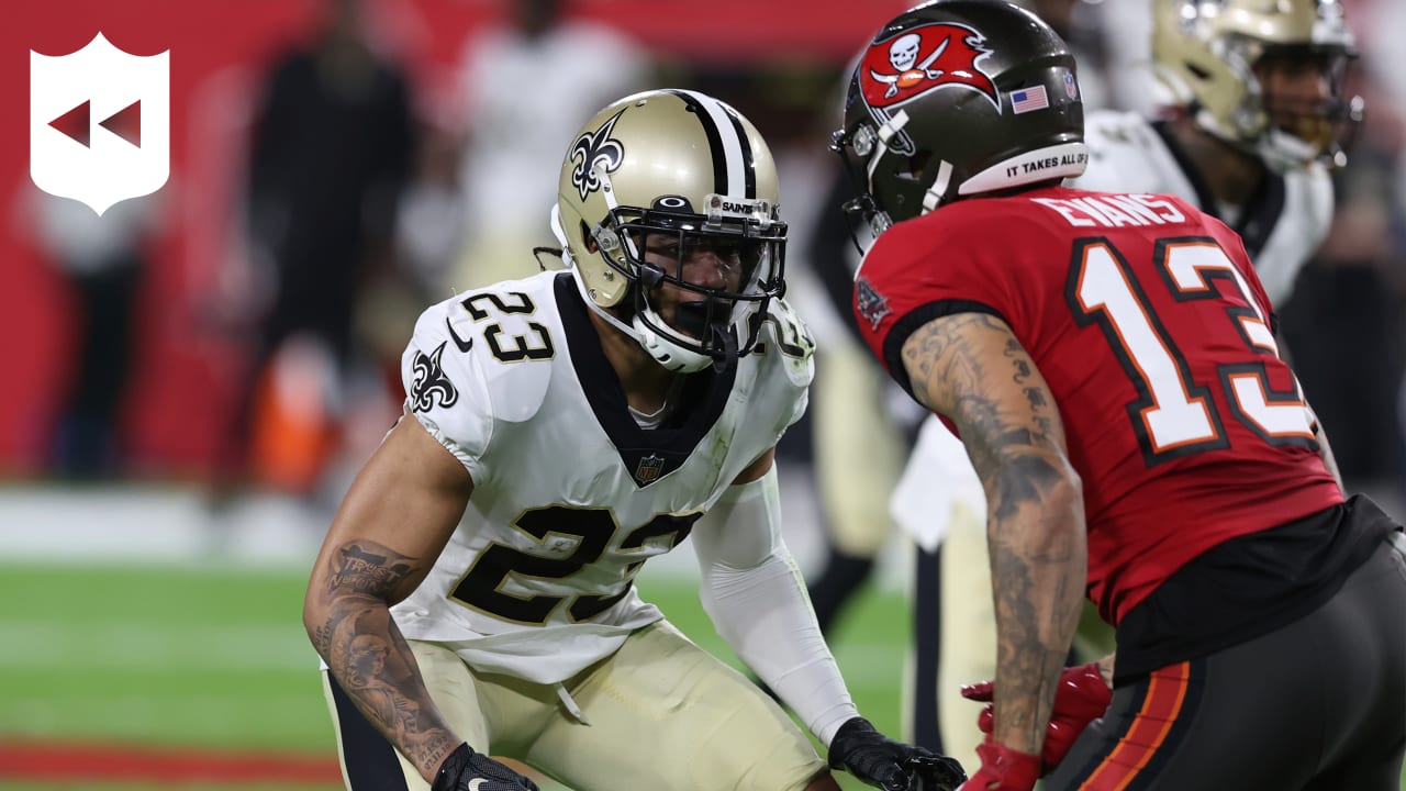 New Orleans Saints cornerback Marshon Lattimore vs. Tampa Bay